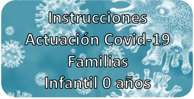 Protocolos de Actuación Covid-19 Familias de Infantil de 0 años.