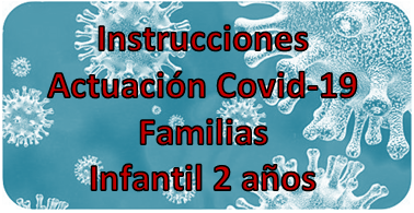 Protocolos de Actuación Covid-19 Familias de Infantil de 2 años.